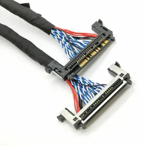 OEM ODM LVDS cable Assy 74 PIN