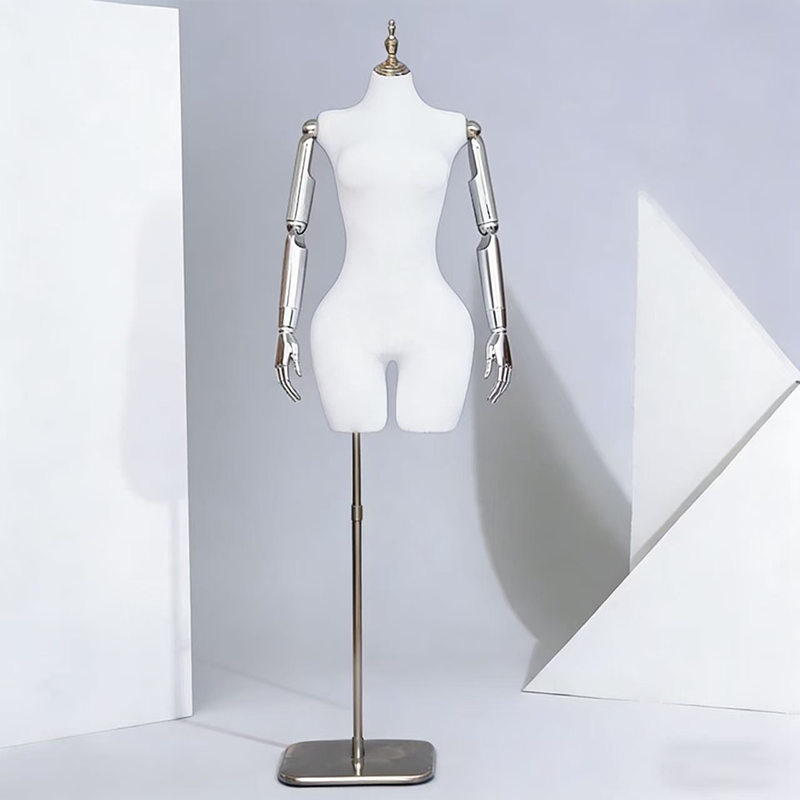 Rete a mano con placcatura bianca, fondo quadrato in argento spesso rosso