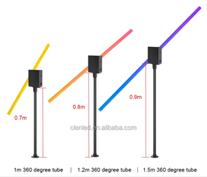 DMX512 cinétique Led moteur rotatif 360 RGB 1.5M Led Pixel Tube lumière Artnet DMX système de contrôle lumières de scène pour événements/discothèque - Product Image 4