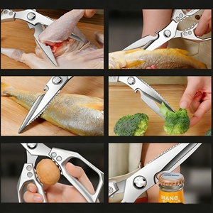 Forbici per Pollame Garwin Ultra Affilate in Acciaio Inossidabile, Manici in Lega di Alluminio Pressofuso, Forbici da Cucina Ecologiche - Product Image 3