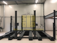 Lève-voitures hydraulique haute performance à 4 poteaux pour solution de stationnement intelligent avec certification CE