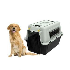 <span class=keywords><strong>Cage</strong></span> de transport pour chien en plastique de haute qualité <span class=keywords><strong>IATA</strong></span> Standra 120*90*90cm pour petits chiens, respirante, portable, <span class=keywords><strong>cage</strong></span> pour animaux de compagnie, plateau en plastique et fer - Product Image 3