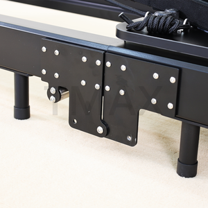 Tmax מותג המפעל מכירות אלומיניום מתקפל reformer שחור לבן חם מכירת מיטה יוגה מכונת Pilates - Product Image 2