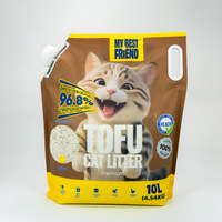 Échantillons Gratuits Litière pour Chat au Tofu 10L Sans Poussière Écologique Naturelle Biodégradable Agglomérante Importateur Grossiste