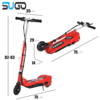 Voitures autoportées 24v 120w Jouets Poussettes pour enfants 4.5ah Skate électrique Scooter électrique pour enfants