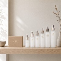Vente en gros de flacons pulvérisateurs en plastique PET rechargeables de 30 ml, 60 ml, 100 ml, 120 ml avec tête de pulvérisation en plastique électro-plaqué pour toner