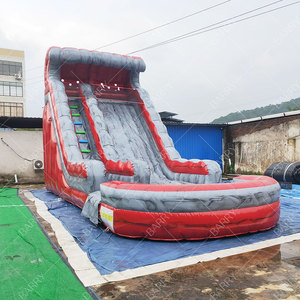 <span class=keywords><strong>New</strong></span> Arrival <span class=keywords><strong>Inflatable</strong></span> đôi trượt nước thương mại trượt nước dành cho người lớn trượt bơm hơi lớn trò chơi - Product Image 1