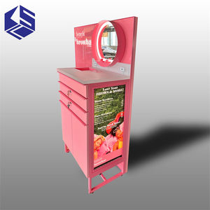 Hot Selling Promotionele Houten Vitrinekasten Custom Design Teller Beauty Cosmetische Moderne Glazen Display Stand 3 Jaar Garantie - Product Image 2