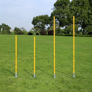 Palo di allenamento telescopico portatile per pallacanestro e calcio <span class=keywords><strong>Dribbling</strong></span> e bandiera d'angolo marcatore di Splicing pieghevole palo - Product Image 5