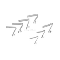 Clips à ressort plats en V en acier inoxydable fabriqués sur mesure Clip à ressort pour bouton de verrouillage de tube