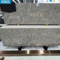 Dalle de granit de comptoir stratifié de carreaux de granit blanc de sésame coupé à la taille de haute qualité pour la décoration extérieure escalier de Villa