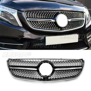 Parrilla Delantera para Mercedes-Benz Clase V W447 V260 V250 V220 2015-2023, Parrilla de Diamantes para Parachoques Delantero, Accesorios de Tuning - Product Image 1