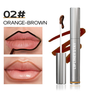 DIY Etiqueta Privada mate Peel Off Lip Liner mancha azul rojo lápiz labial de larga duración - Product Image 4