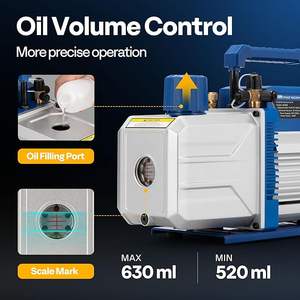 <span class=keywords><strong>DR</strong></span> 1,5 PK 14,4 CFM 2-traps HVAC vacuümpomp voor auto airconditioningsystemen R134a/R12/R22/R502/R410a compatibel, metalen constructie, 1 jaar garantie - Product Image 2