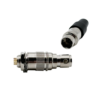 Connecteur mâle HR10A DIN pour aviation, 6, 10 ou 12 broches, pour caméra industrielle, alimentation et données, 2A