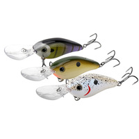 KVID 5XD6XD Appât Vivant Plongeant Profondément pour la Pêche en Mer du Bar, du Tambour Noir et du Grouper avec Hameçon Renforcé