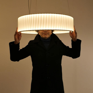 Lámpara Colgante Circular Minimalista Nórdica Moderna, Lámpara de Araña Redonda para Techo Alto - Product Image 4