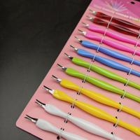 Kit de coupe-cuticules pour ongles, 12 pièces, nouveau, très populaire, pour manucure, élimination des cuticules, pédicure, fourchette pour peaux mortes, pour salon et usage familial