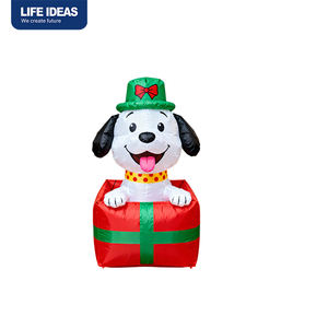 Adornos Inflables de Varios Estilos, Oso, Árbol de Navidad, Muñeco de Nieve, Papá Noel, Decoraciones Navideñas para Exteriores, Inflables de Navidad - Product Image 4