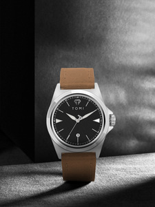 Marca superior <span class=keywords><strong>TOMI</strong></span> T041 moda deporte cuarzo hombres reloj correa de cuero Simple Dial mujeres reloj de pulsera Relogio Masculino Hombre - Product Image 3
