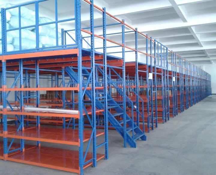 Mezzanine Floor Support Warehouse Working Area Mezzanine Office