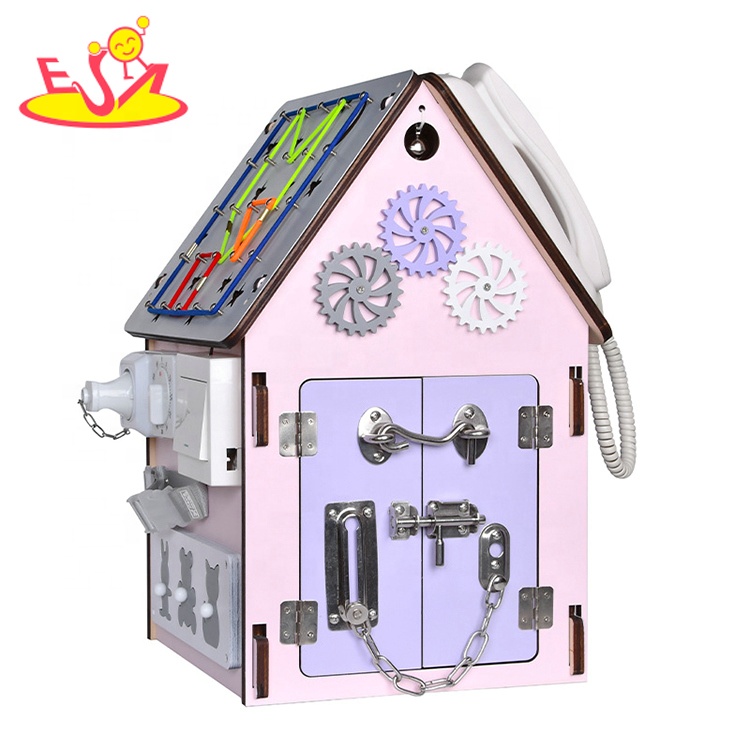 Новые формы дома деревянные развивающие занят доска игрушки для детей W12D329