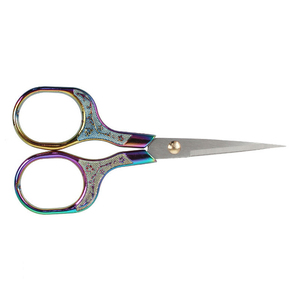 Ciseaux à broder avec manche fantaisie personnalisé en acier inoxydable à pointe fine pour la coupe de fils, le point de croix et les travaux manuels - Product Image 3