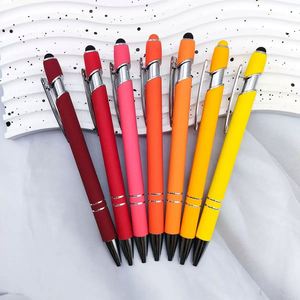 Regalos Promocionales IStapromo, Bolígrafo de Metal Colorido con Logotipo Personalizado, Bolígrafo con Pantalla Táctil de Goma Suave para Regalo - Product Image 3