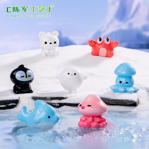 Goede Kwaliteit Chenjun Nieuwe Landschap Zeehond Pinguïn <span class=keywords><strong>Aquarium</strong></span> Diy Accessoires Hars Kleine Ornamenten - Product Image 2