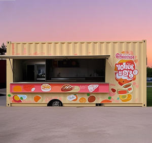 ร้านอาหารแบบแพ็คสำเร็จรูปขนาด 20 ฟุต พร้อมครัวแบบโมดูลาร์ บ้านคอนเทนเนอร์ร้านกาแฟ บาร์ - Product Image 4