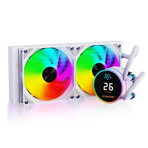 SNOWMAN Liquid Cooling Factory Customized With LCD Screen Water Pump Cooler 240mm Radiator For Gaming