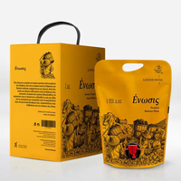 Conception personnalisable 2,5 L 5L Distributeur aseptique réutilisable écologique Sac de liquide de jus d'eau dans une boîte Recharge debout Pochette pour le vin