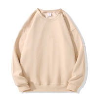 Pull en coton robuste à col rond, épaules tombantes, coupe décontractée, adapté aux hommes, aux femmes et aux couples, brodé