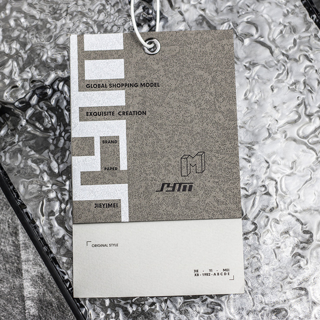 Wholesale Price Factory Direct Sale Customizable Clothing Paper Garment Hang Tags Clothing Paper Hang Tags