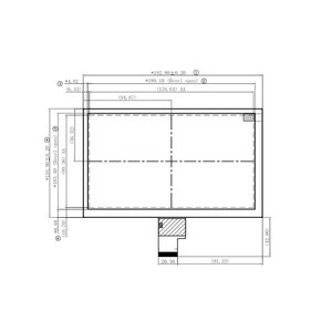 จอแสดงผล TFT LCD ขนาด 8 นิ้ว ความละเอียด 1024x600 ความสว่างสูง 1500nits แบบ IPS LVDS รองรับอุณหภูมิกว้าง - Product Image 1