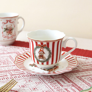 <span class=keywords><strong>Assiette</strong></span> en céramique Lelyi motif ours mignon, série Noël, pour la maison et la restauration, vente en gros, cadeaux de Noël - Product Image 6