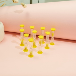 Mini minuteur cylindrique moderne - Réglages de 1/2/3/5/10 <span class=keywords><strong>minutes</strong></span> - Cadeau pour le brossage des dents des enfants - Pièce de jeu de table faite à la main - Product Image 6