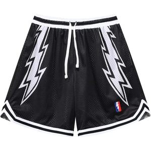 Shorts de basket rétro personnalisés DIOTSR pour hommes, 100 % polyester respirant, imprimés avec poches, design athlétique streetwear - Product Image 5