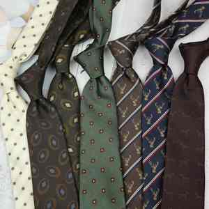 Korean Retro Wedding British Custom Print Neck <b>Tie</b> 8CM Formal Wear Professional Business Neck <b>Ties</b> for Men Striped - Product Image 2