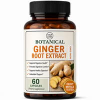 Gemberwortel Extract Poeder Gestandaardiseerde Gingerol 5% OEM ODM Private Label Aangepaste Doseringen Groothandel Fabriek