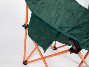 Chaise de Camping Pliante Ultra Légère Verte pour l'Extérieur avec Poche, Mobilier Portable, Chaise de Camping pour Enfants ou Adultes - Product Image 4