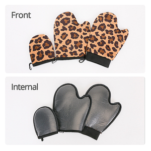 <span class=keywords><strong>Gant</strong></span> <span class=keywords><strong>applicateur</strong></span> <span class=keywords><strong>autobronzant</strong></span> sans traces réversible lavable et réutilisable pour le visage/corps Solution de bronzage confortable à domicile - Product Image 3