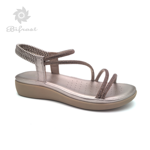 Nuova piattaforma <span class=keywords><strong>sandali</strong></span> Slide 40mm Lift Memory Foam Base intrecciata vegana pelle Resort da donna - Product Image 4