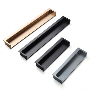 Bouton de <span class=keywords><strong>porte</strong></span> moderne en alliage d'aluminium poignée de tiroir 197mm réglable pour armoire commode armoire <span class=keywords><strong>cuisine</strong></span> salle de bain salon - Product Image 1