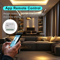 Variateur intelligent Wi-Fi standard UE avec contrôle bidirectionnel pour l'intérieur moderne – Interrupteur mural intelligent