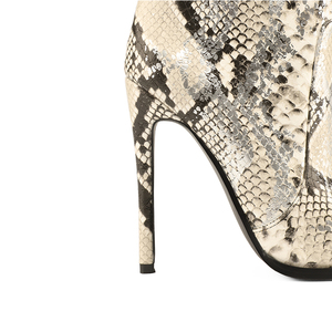 Surdimensionné Cuisse Haute Boîte de Nuit <span class=keywords><strong>Sexy</strong></span> Bout Pointu Mince à talons hauts <span class=keywords><strong>cuissardes</strong></span> Serpent Bottes pour Les Femmes - Product Image 4