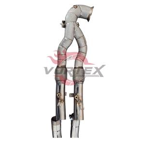Tubo de Escape de Alto Flujo Vortex de Acero Inoxidable 304 para Audi RS3 2.5T I5 2020-2025 con Protector Térmico, Sin Luz de Advertencia de Motor - Product Image 2