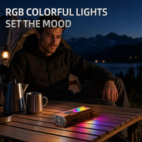 Lampe torche magnétique multifonctionnelle avec lumière principale de 2000LM, lumière latérale UV365 RGB et laser vert pour le travail, le camping et l'inspection (EDC)