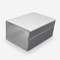 Boîtier de commande en métal pour amplificateur, personnalisable, pour carte de contrôle industrielle PLC, en aluminium extrudé, pour électronique