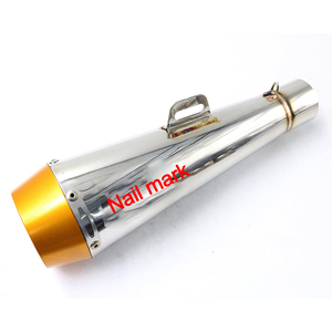 Pour <span class=keywords><strong>harley</strong></span> <span class=keywords><strong>Davidson</strong></span> acier inoxydable 51mm 60mm modèle moto sans lacet tuyau d'échappement arrière échappements pointe système <span class=keywords><strong>silencieux</strong></span> - Product Image 2